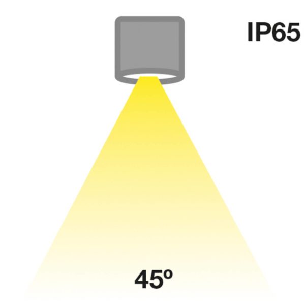 The Light Group SLC MiniOne Fixed downlight LED IP65 blanc 927 The Light Group