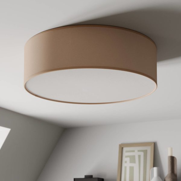 TK Lighting Plafonnier Rondo, beige, Ø 45 cm TK Lighting