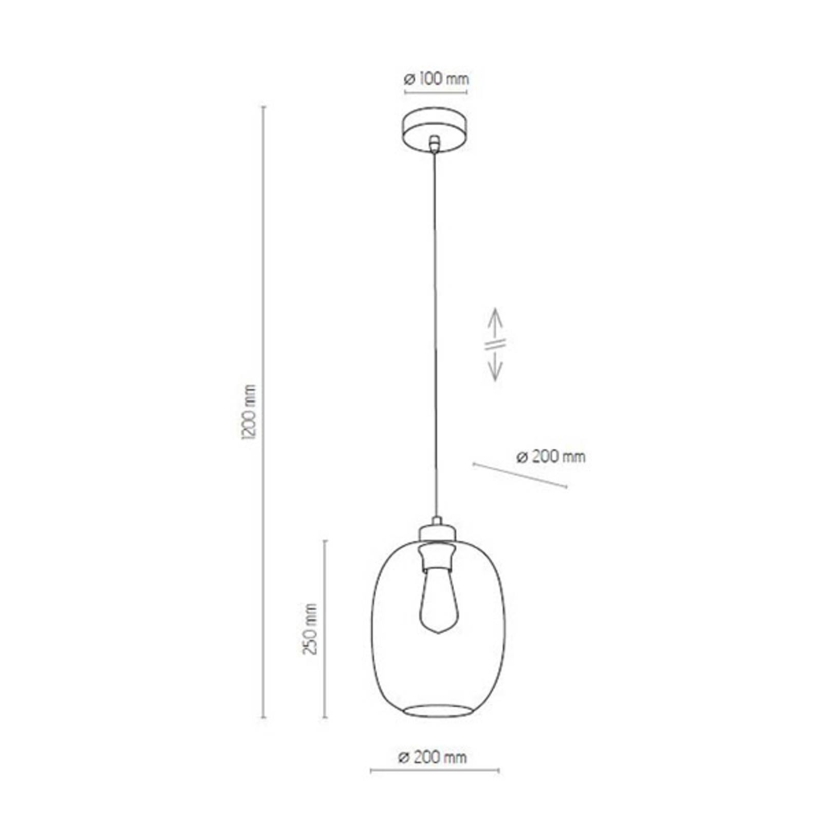 TK Lighting Suspension Elio