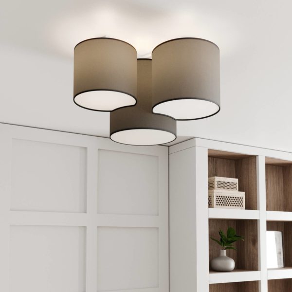 TK Lighting Plafonnier Mona à 3 lampes