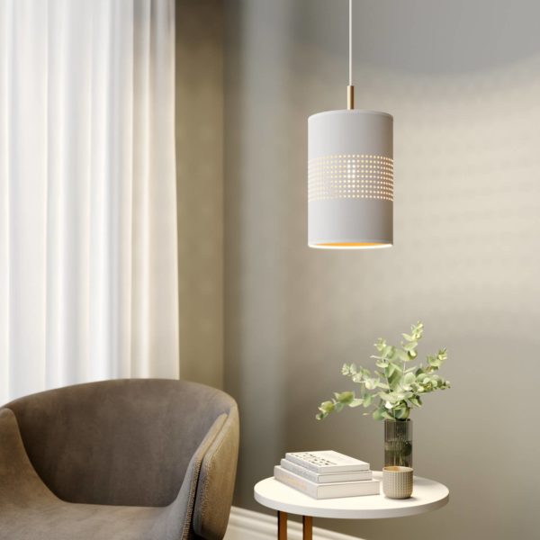 TK Lighting Suspension Bogart à une lampe