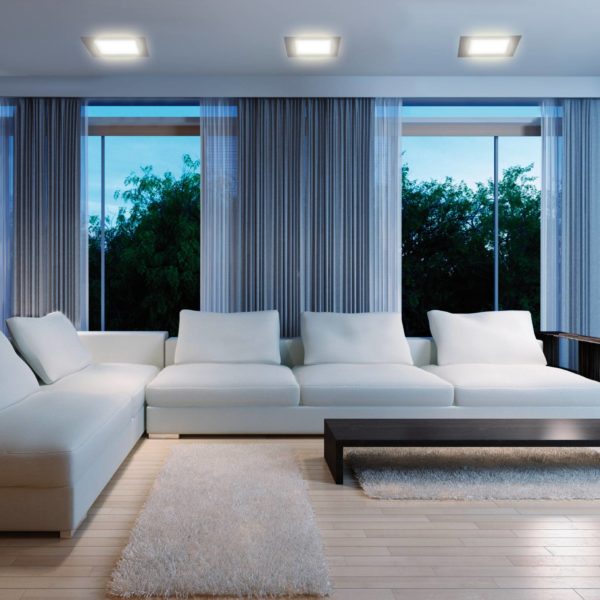 Heitronic Panneau LED Lübeck basse conso blanc chaud Heitronic