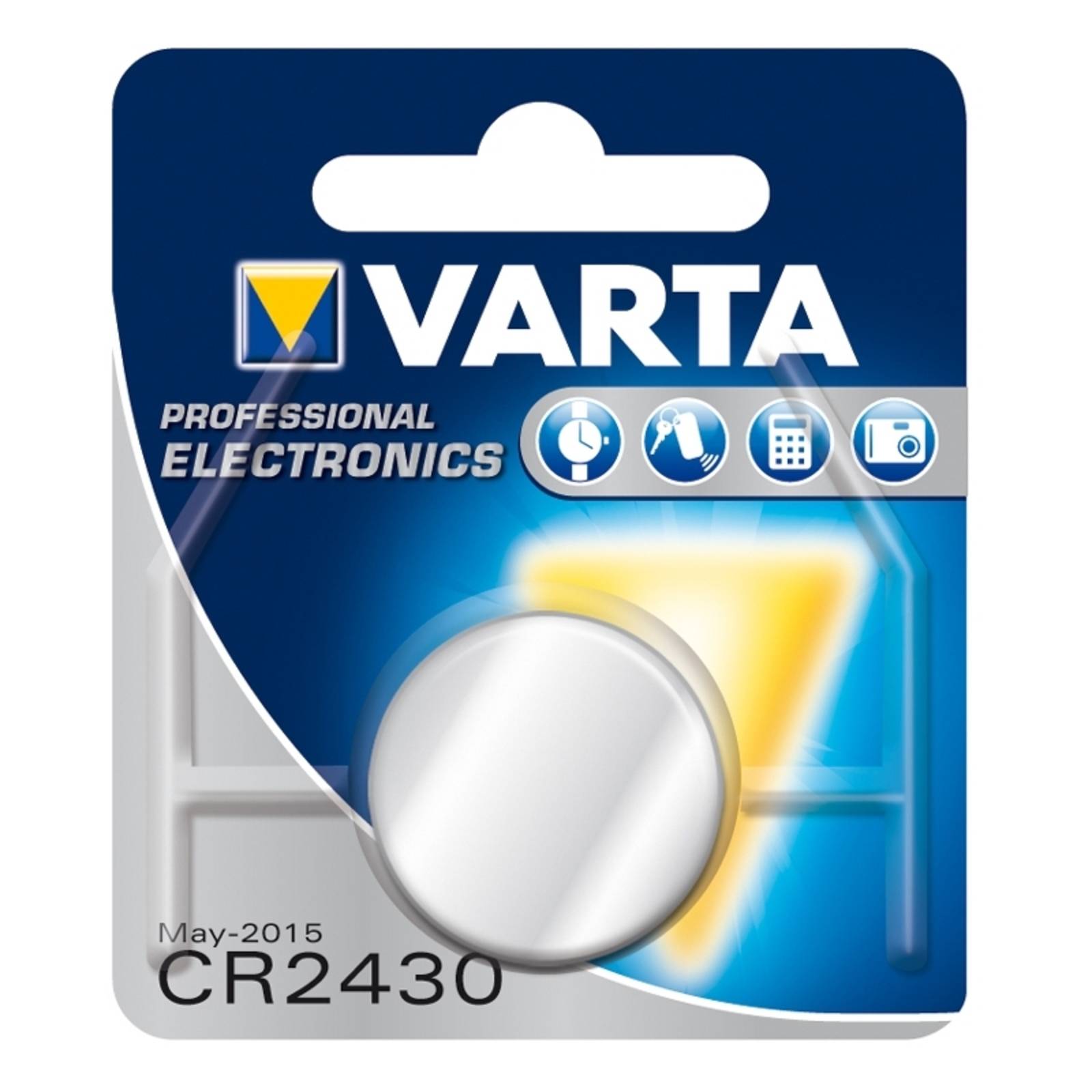 Pile bouton 3 V lithium CR2430 VARTA Varta