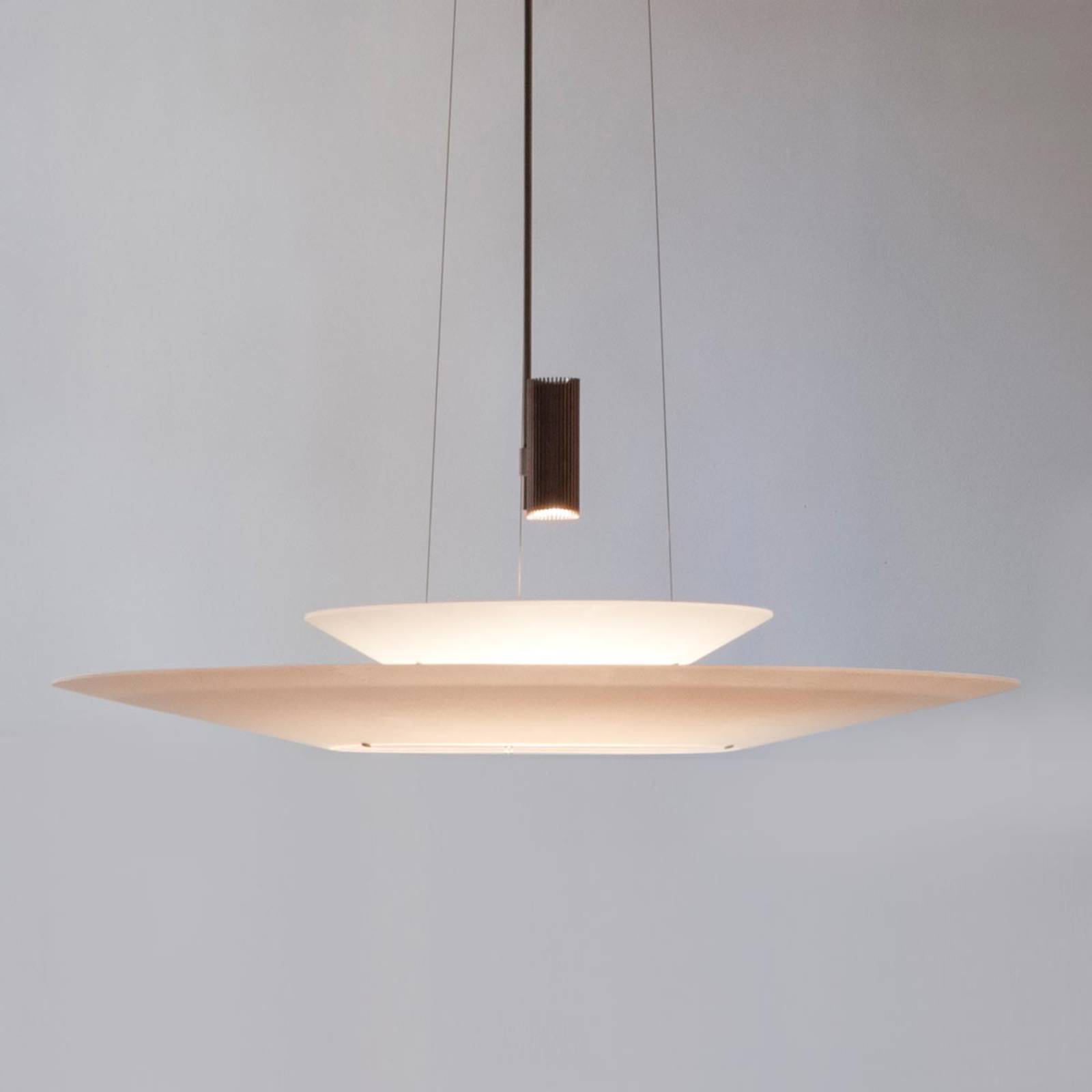 Vibia Flamingo suspension LED abat-jour vers haut Vibia