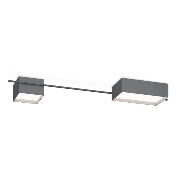 Vibia Structural 2642 plafonnier, gris foncé Vibia