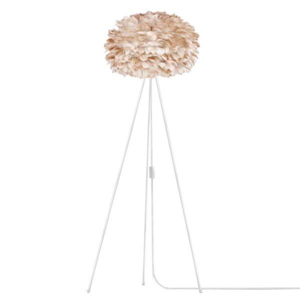 UMAGE Eos medium lampadaire trépied brun clair UMAGE