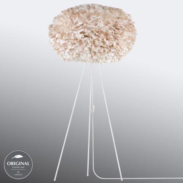 UMAGE Eos X-large lampadaire trépied brun clair UMAGE