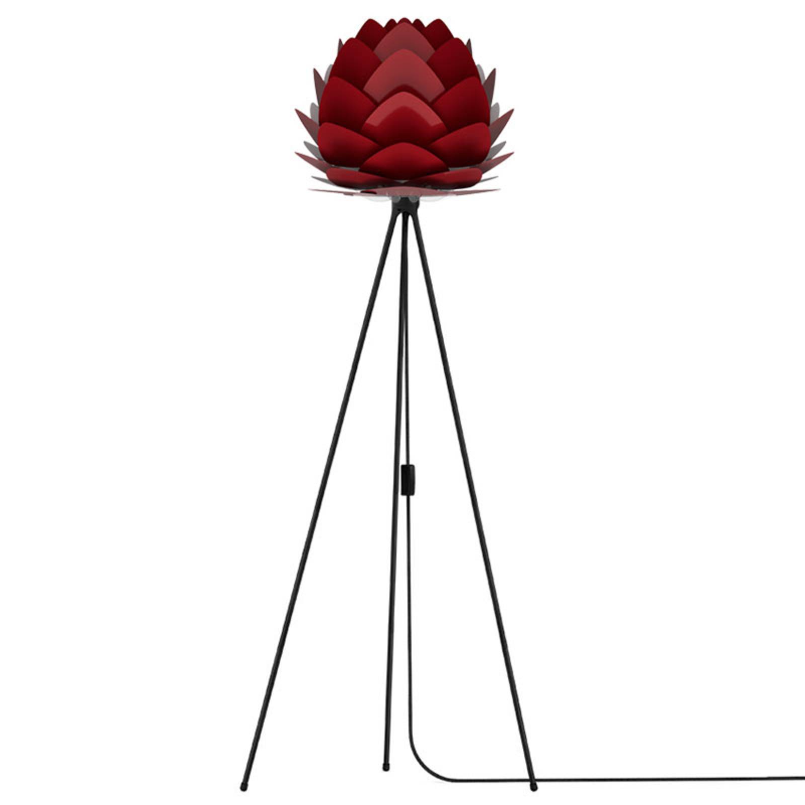 UMAGE Aluvia mini lampadaire noir/rouge rubis UMAGE