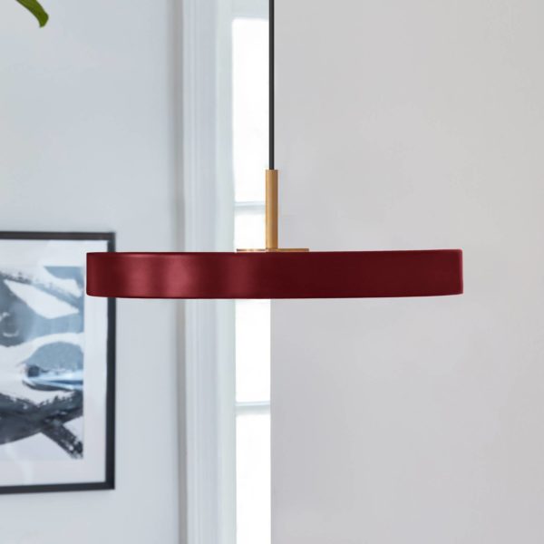 UMAGE Asteria mini suspension laiton rouge rubis UMAGE