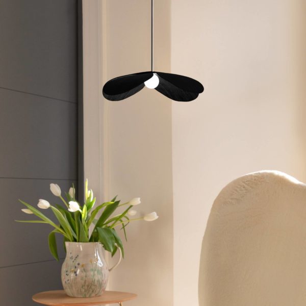 UMAGE Forget Me Not medium Suspension à 1 lampe chêne noir UMAGE