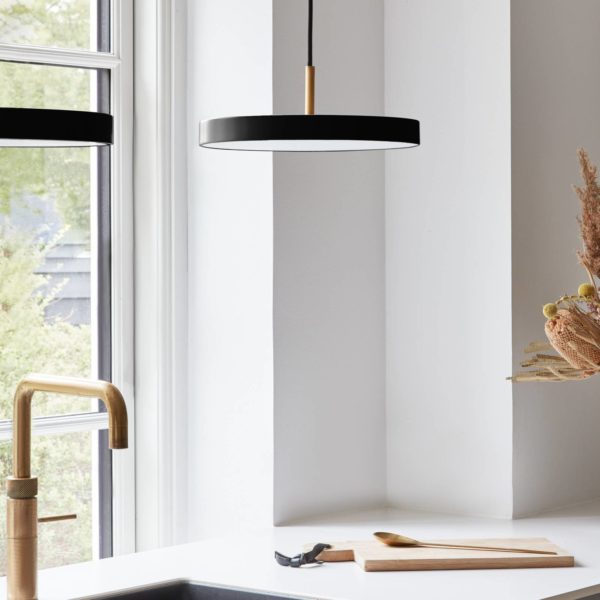 UMAGE Asteria mini suspension en laiton noir UMAGE