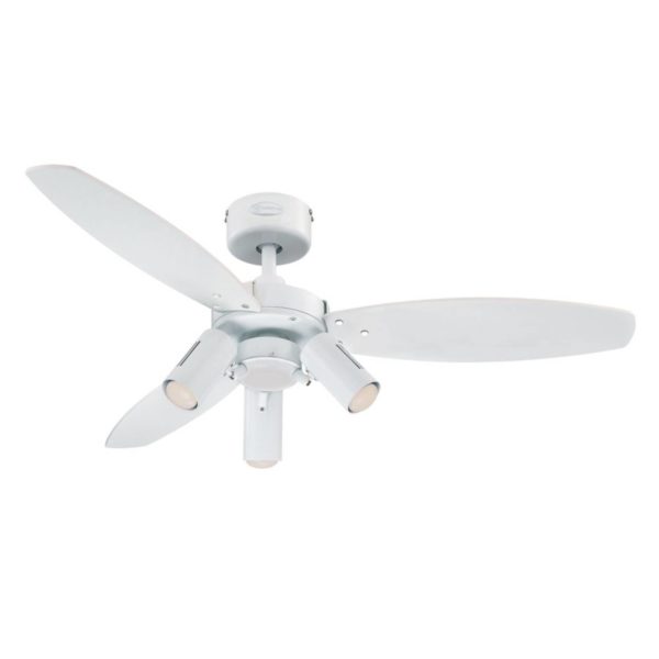 Westinghouse Jet Plus ventilateur avec 3 lampes Westinghouse