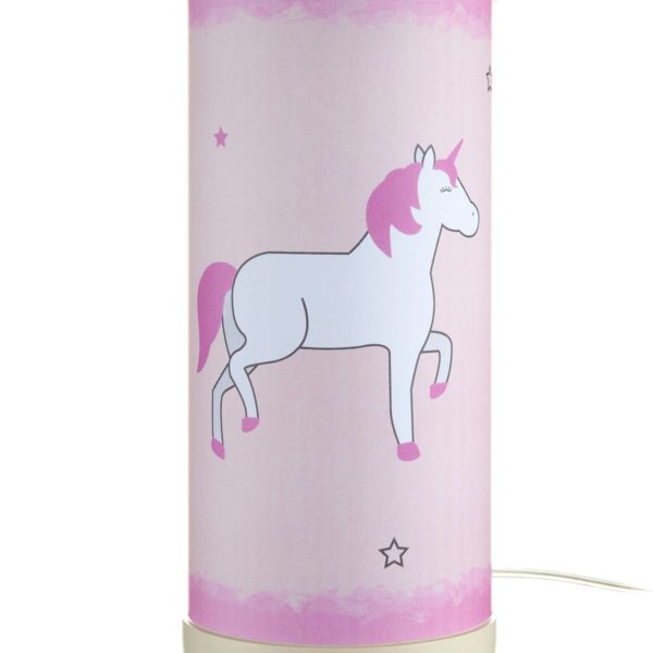 Waldi-Leuchten GmbH Lampe à poser LED Écureuil en rose/rose vif Waldi-Leuchten GmbH