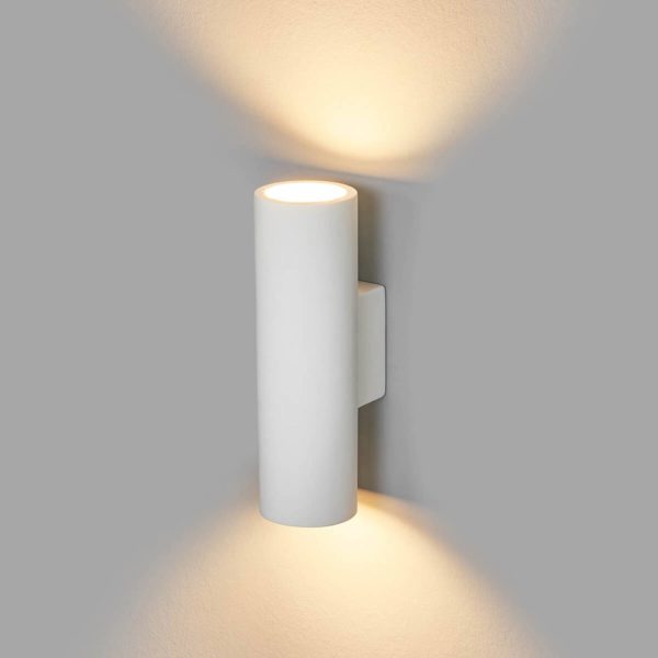 Lindby Applique en plâtre à 2 lampes Norwin LINDBY