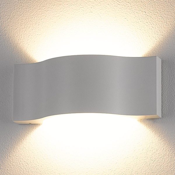 Lucande Applique d’extérieur LED Jace, blanc LUCANDE