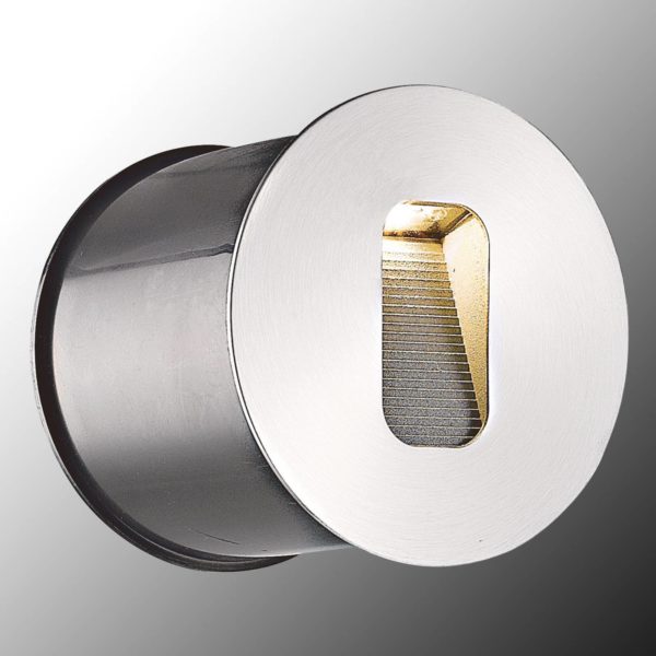Lucande Applique encastrable LED ronde Telke pour l'extérieur LUCANDE