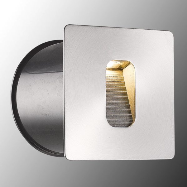 Lucande Applique encastrable angulaire Telke avec LED