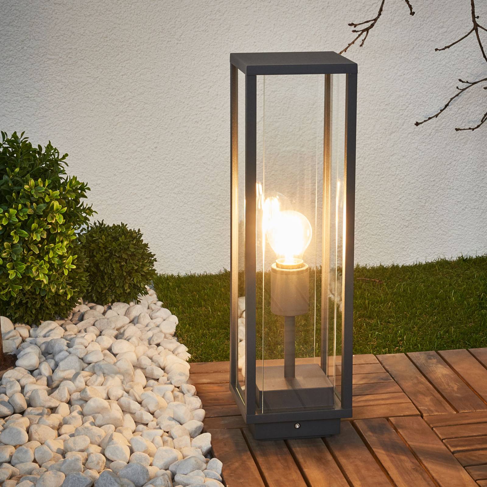 Lucande Lampe pour socle en verre Annalea