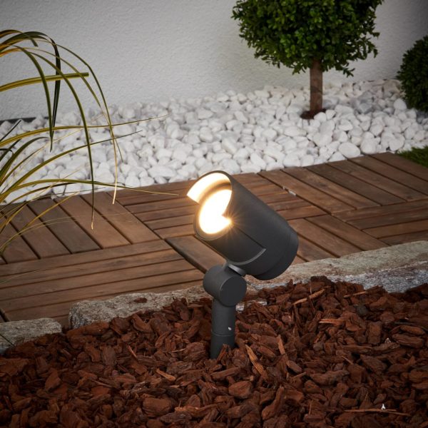 Lucande Spot sur piquet Beatrix avec LEDs LUCANDE