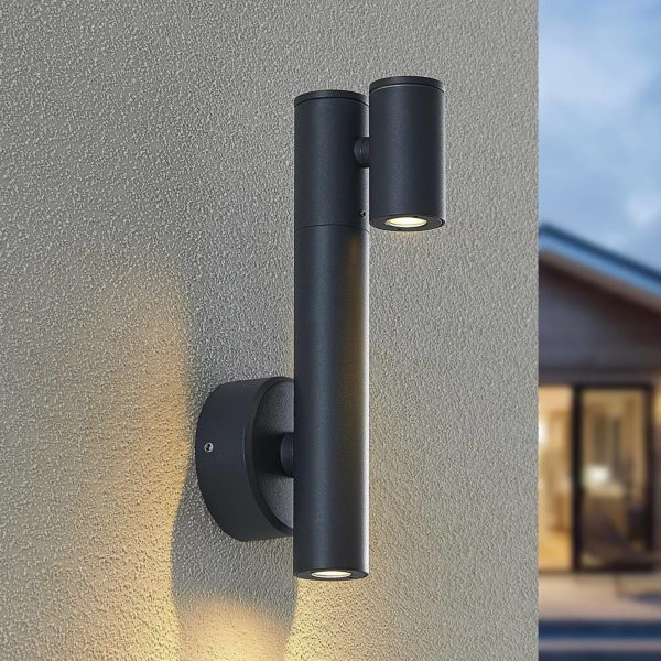 Lucande Saige applique d’extérieur LED