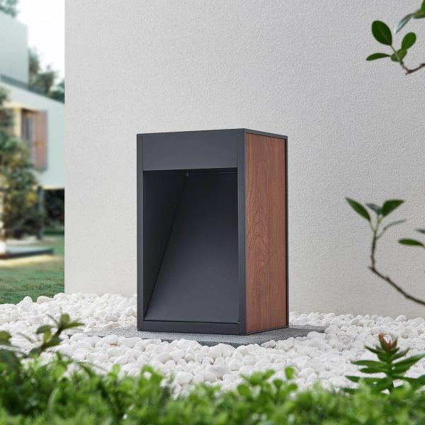 Lucande Ansala potelet R7s décor bois LUCANDE
