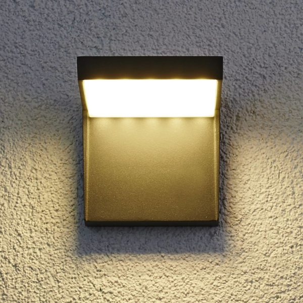 Lucande Applique d’extérieur LED moderne en aluminium LUCANDE