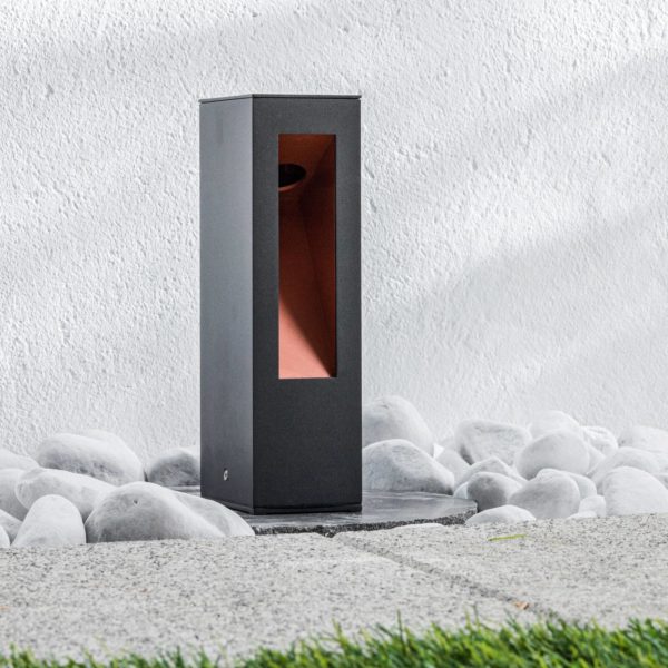 Lucande Potelet LED Jenke en aluminium LUCANDE
