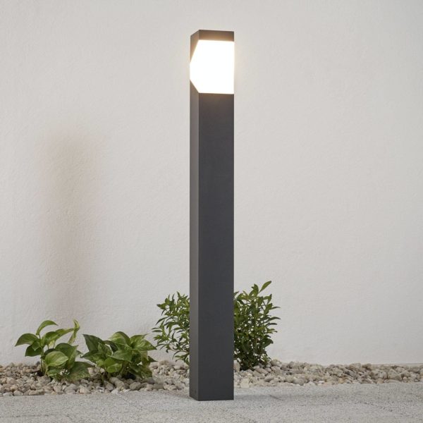 Lucande Borne lumineuse Kiran en aluminium LUCANDE