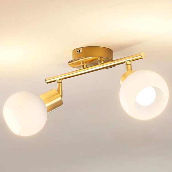 Lindby Plafonnier Elaina à 2 lampes