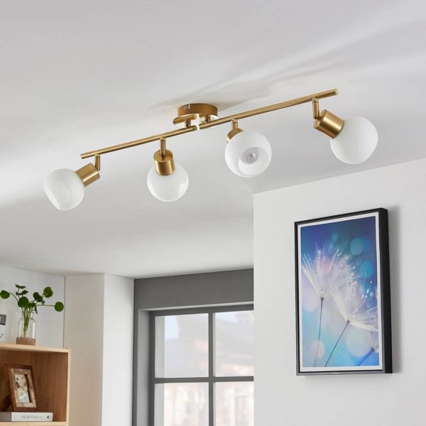 Lindby Plafonnier Elaina à 4 lampes