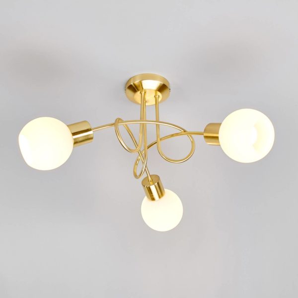 Lindby Plafonnier Elaina à 3 lampes