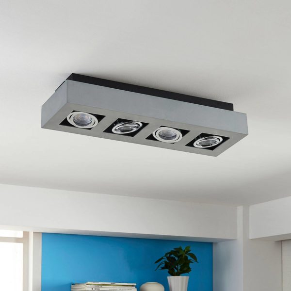 Arcchio Plafonnier LED Vince à 4 lampes Arcchio