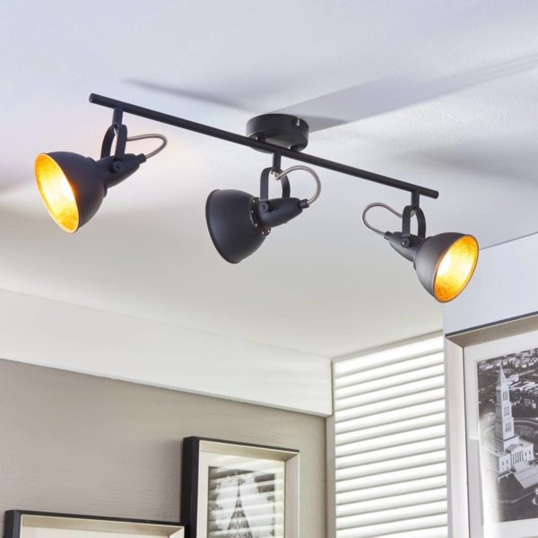 Lindby Plafonnier à trois lampes Julin