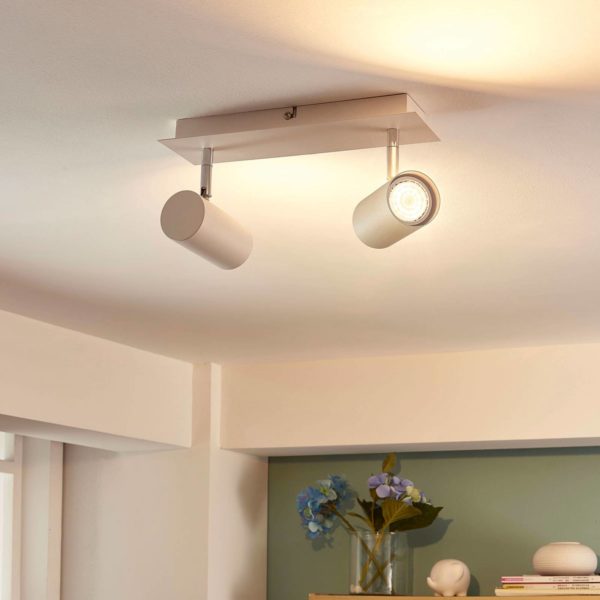 Lindby Spot à 2 lampes Iluk pour le mur et le plafond LINDBY