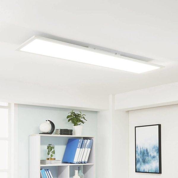 Arcchio Lysander panneau LED, CCT 119cm 55W, blanc Arcchio