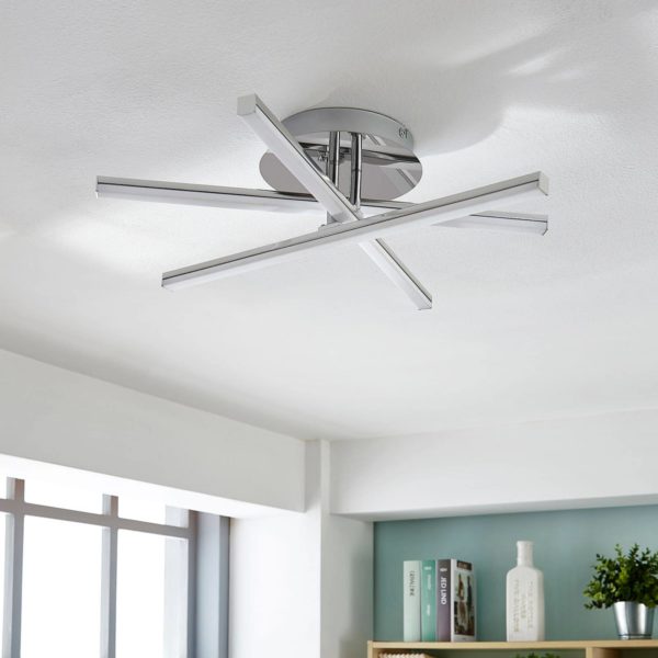 Lindby Plafonnier LED dimmable sur quatre niveaux Korona LINDBY