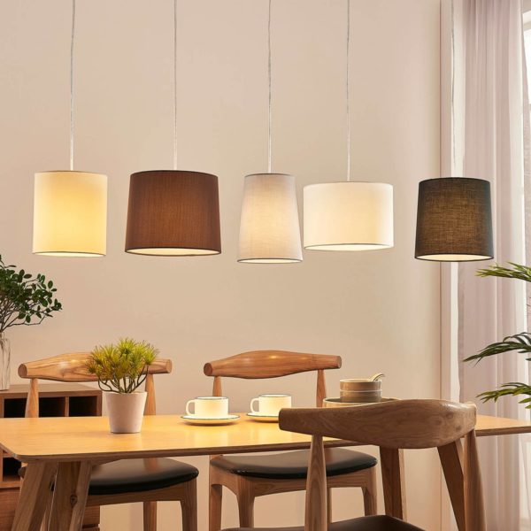 Lindby Suspension textile Hermina