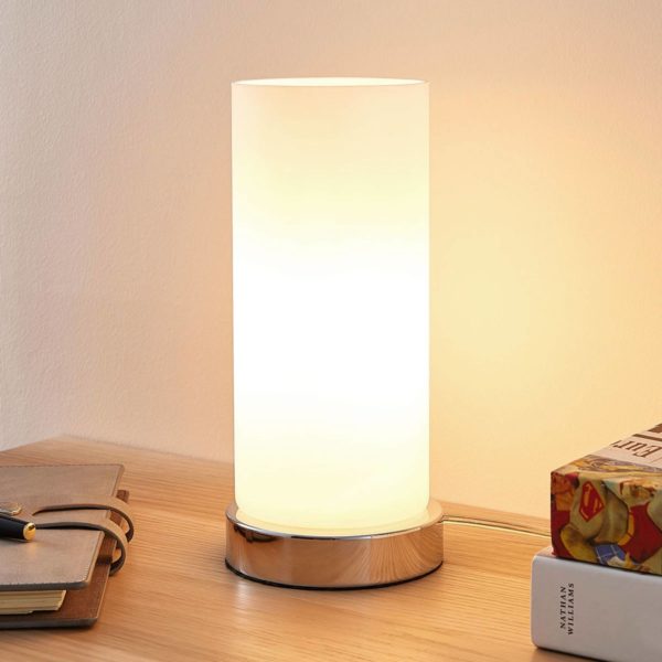 Lindby Lampe à poser Elianna en verre