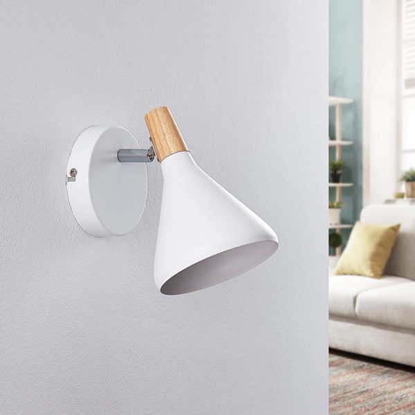 Lindby Applique Arina en blanc