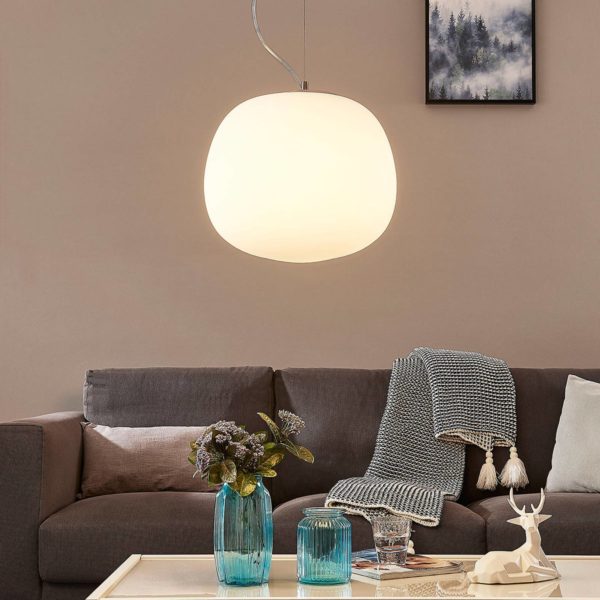 Lindby Suspension Ginevra en verre