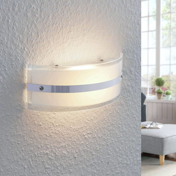 Lindby Applique en verre Zinka LED