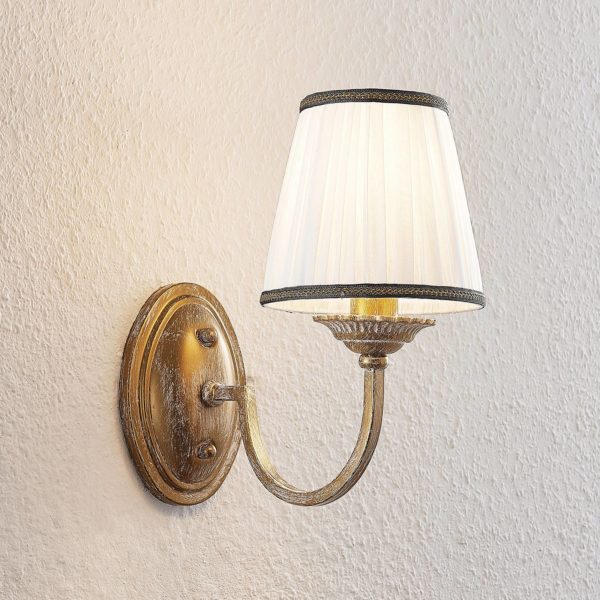Lindby Lumiel Applique avec abat-jour textile LINDBY