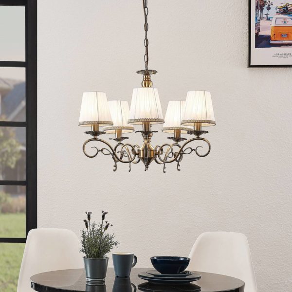 Lindby Finnick Lustre à 5 lampes