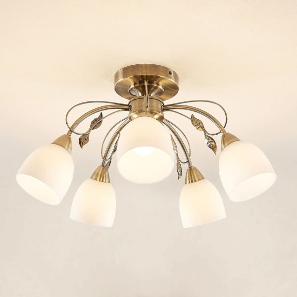 Lindby Thaddeus Plafonnier à 5 lampes