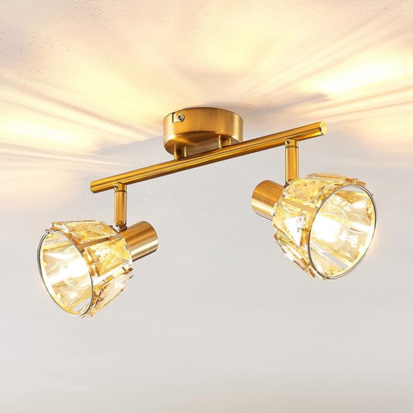 Lindby Kosta Plafonnier à 2 lampes