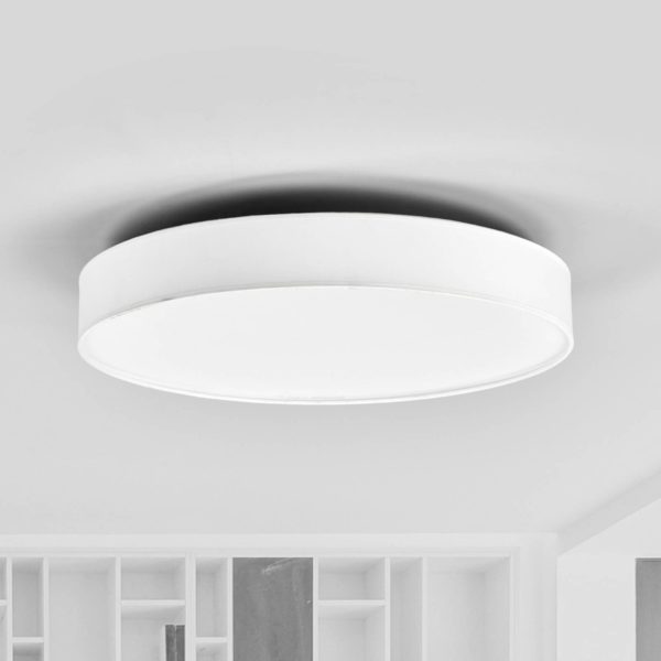 Lindby Plafonnier en tissu LED Saira