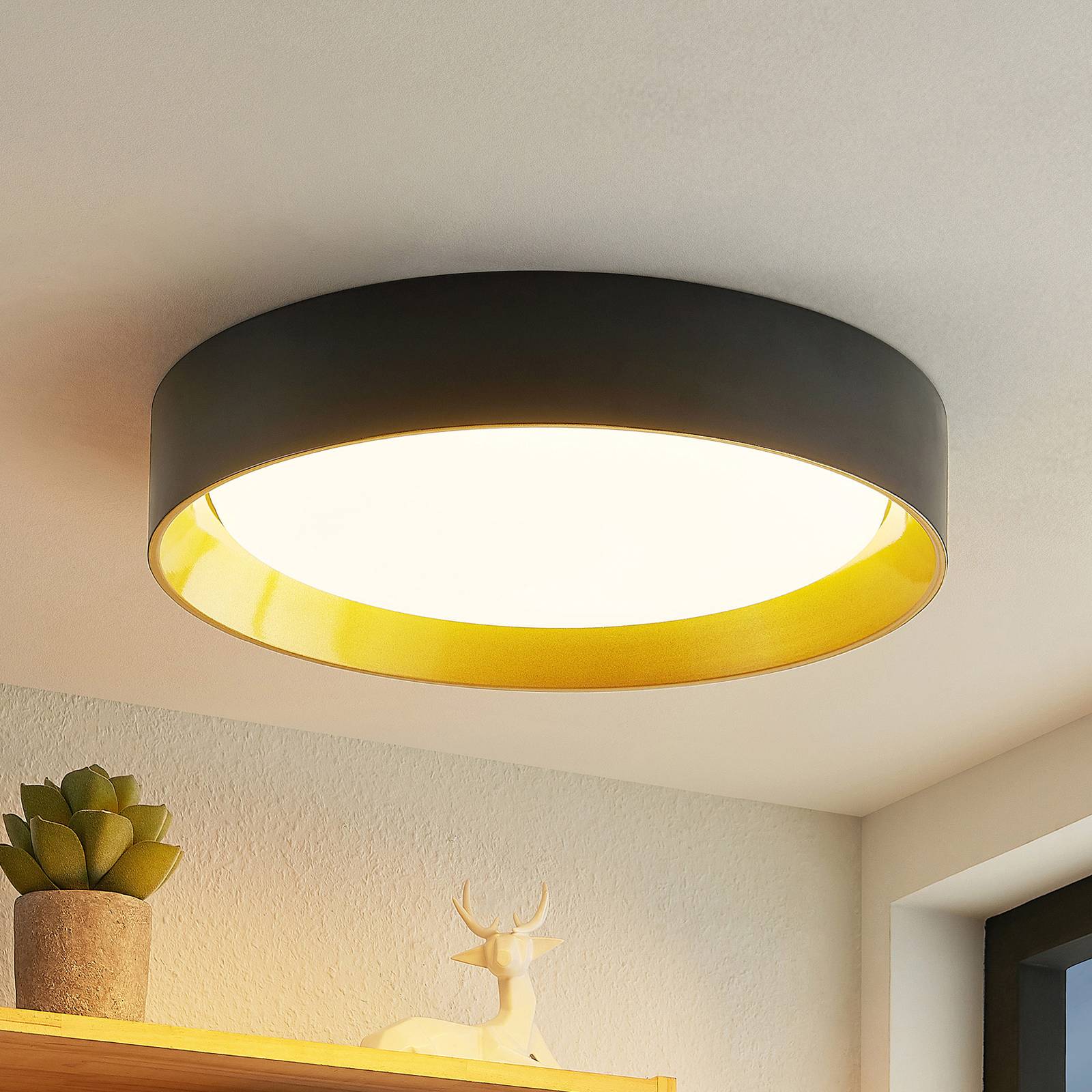 Lindby Kambia plafonnier LED