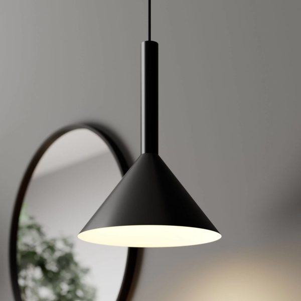 Arcchio Tadej suspension 30 cm noire-blanche Arcchio