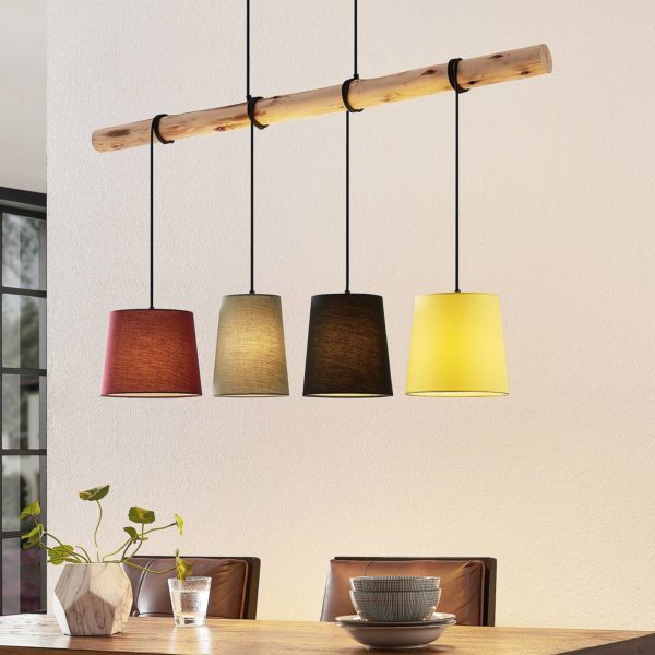 Lindby Moskau suspension abat-jour multicolores LINDBY