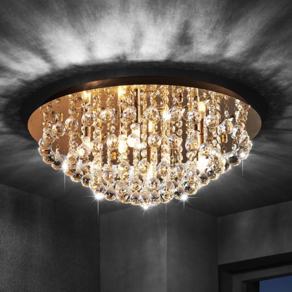 Lindby Gillion plafonnier à 8 lampes LINDBY
